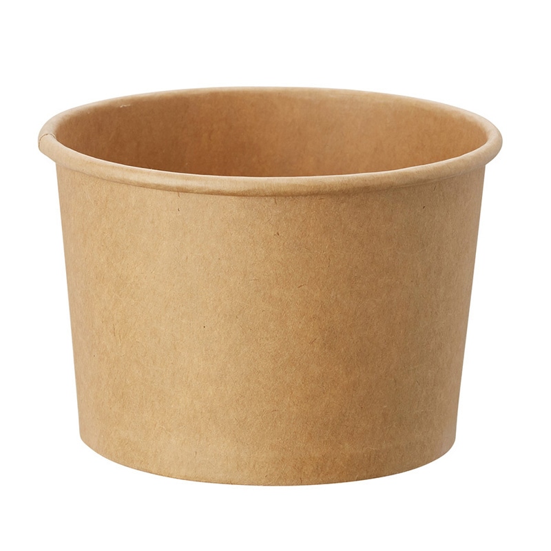 HEIKO 製菓資材 アイスカップ 300ml 97-300 クラフト 50個/袋