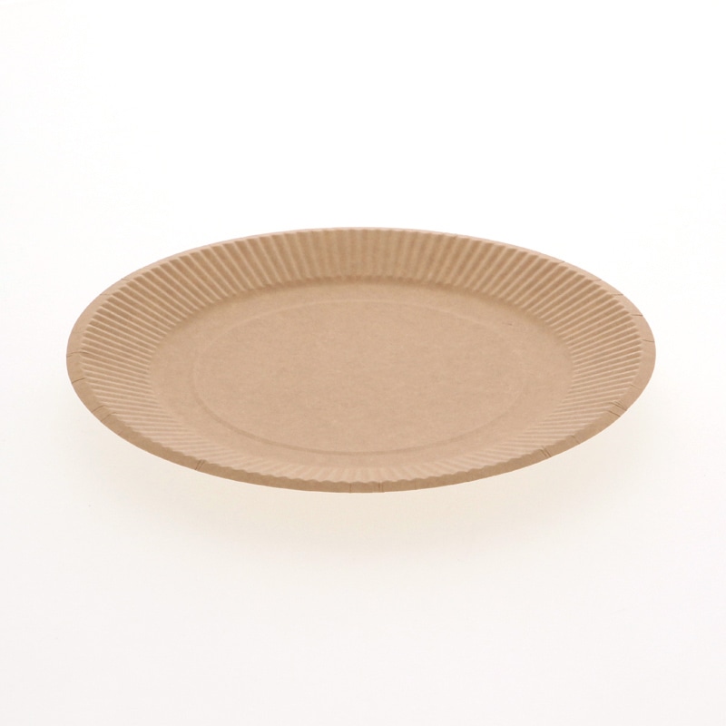 HEIKO クラフトペーパープレート 18cm 30枚/袋