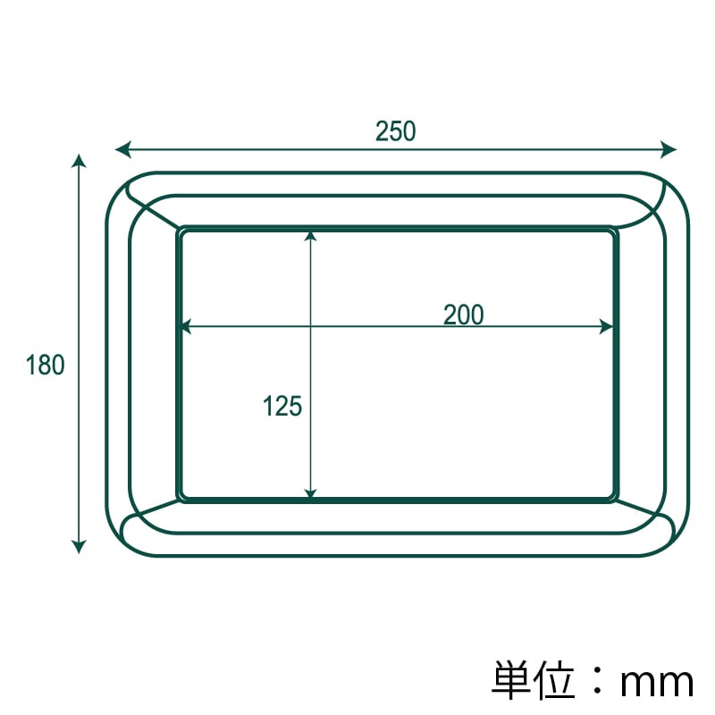 HEIKO 食品容器 クラフトフードトレー 18x25 50枚/袋