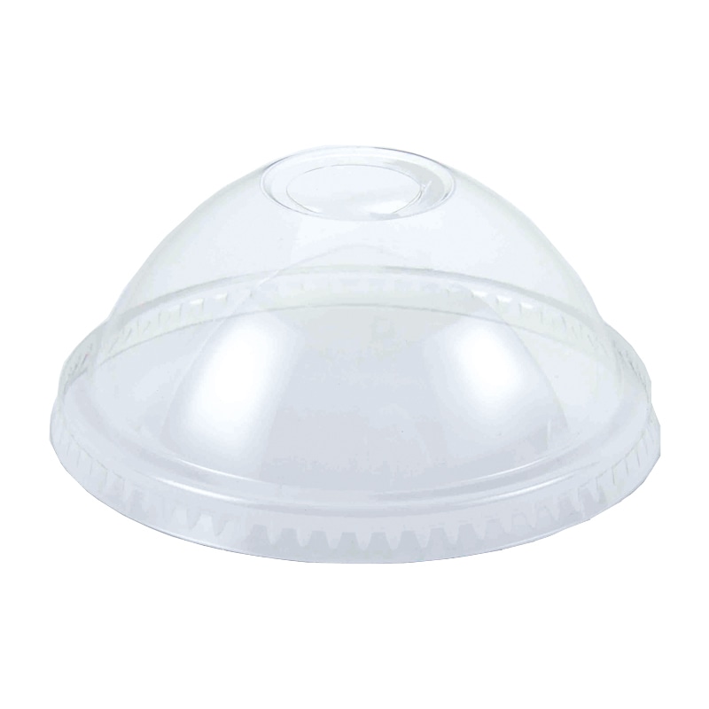 HEIKO 透明カップ A-PET ドーム蓋 口径98mm用 穴付 透明 50個/袋