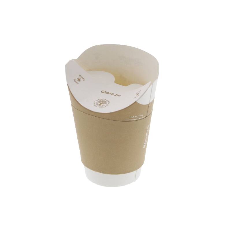 HEIKO バタフライカップ 8オンス ホット ダブル クラフト 25個/袋