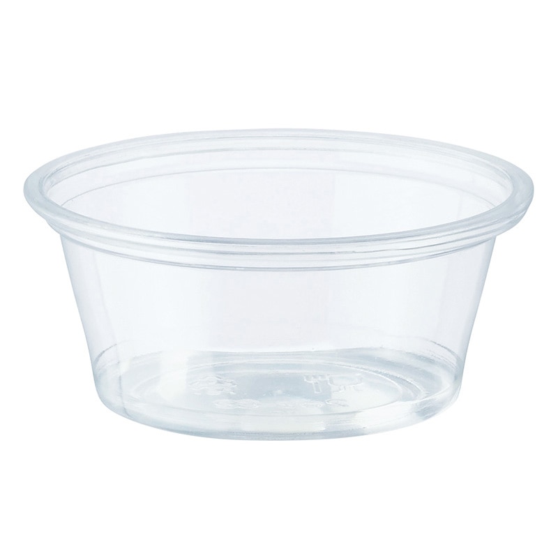 HEIKO 製菓資材 透明カップ A-PET 2オンス 浅型 口径62mm 透明 50個/袋