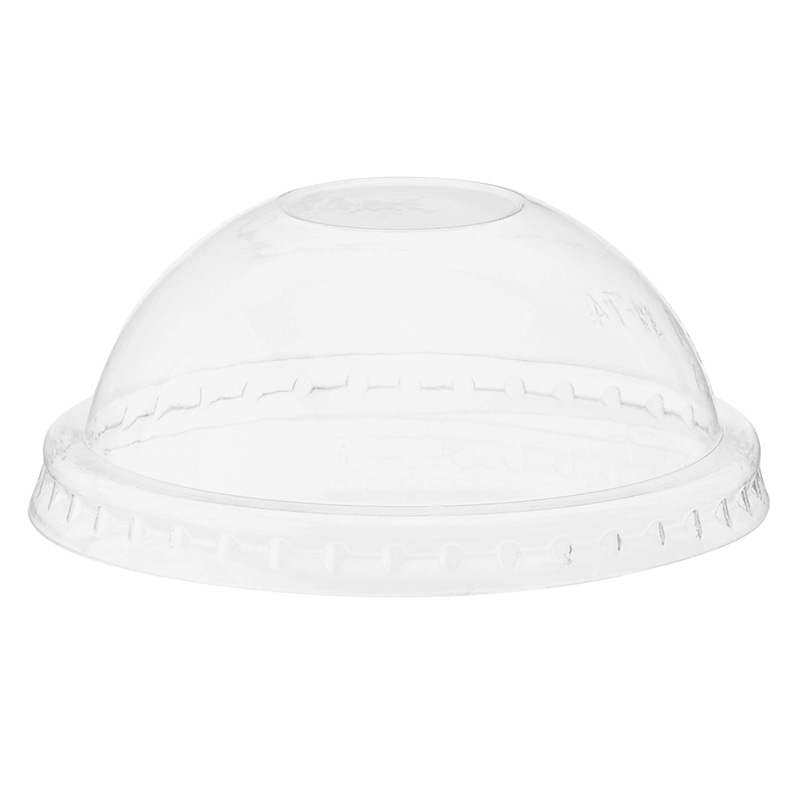 HEIKO 透明カップ A-PET ドーム蓋 口径74mm用 穴無 透明 50個/袋