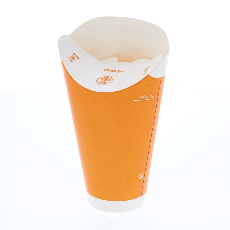 HEIKO バタフライカップ 16オンス コールド シングル オレンジ 35個/袋