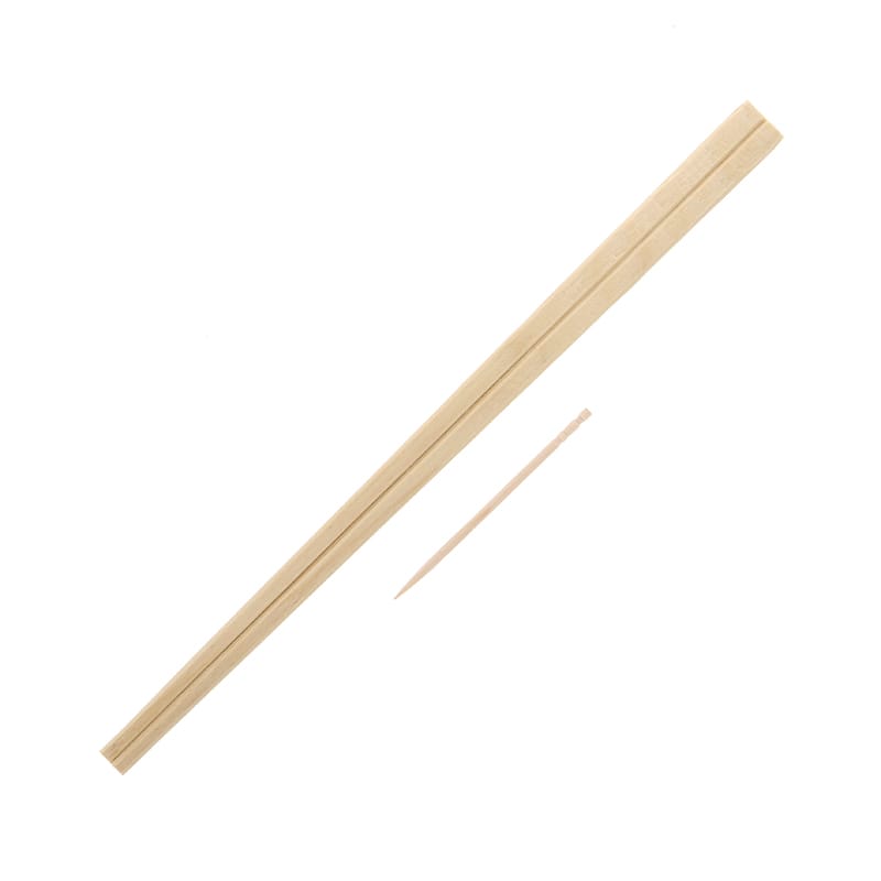 HEIKO 割箸 アスペン元禄箸 無地 20.3cm 未晒紙完封 100膳/袋