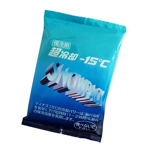 三重化学工業 保冷剤　スノーパック 50g 196　超冷却-15度 300個/箱（ご注文単位1箱）【直送品】