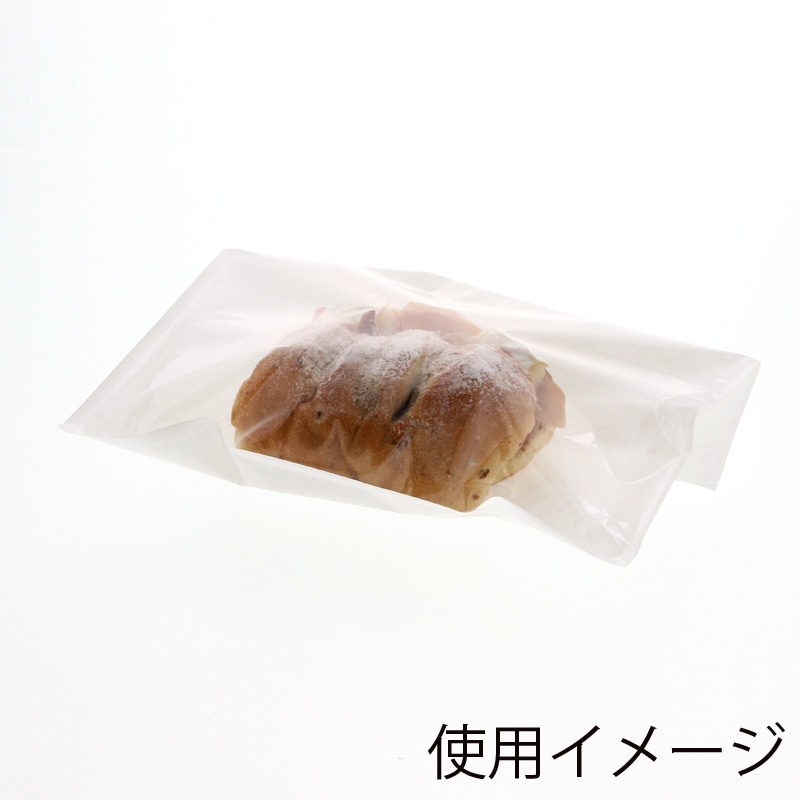 HEIKO 惣菜袋 窓付フラットバッグ 210×210 白 100枚/袋