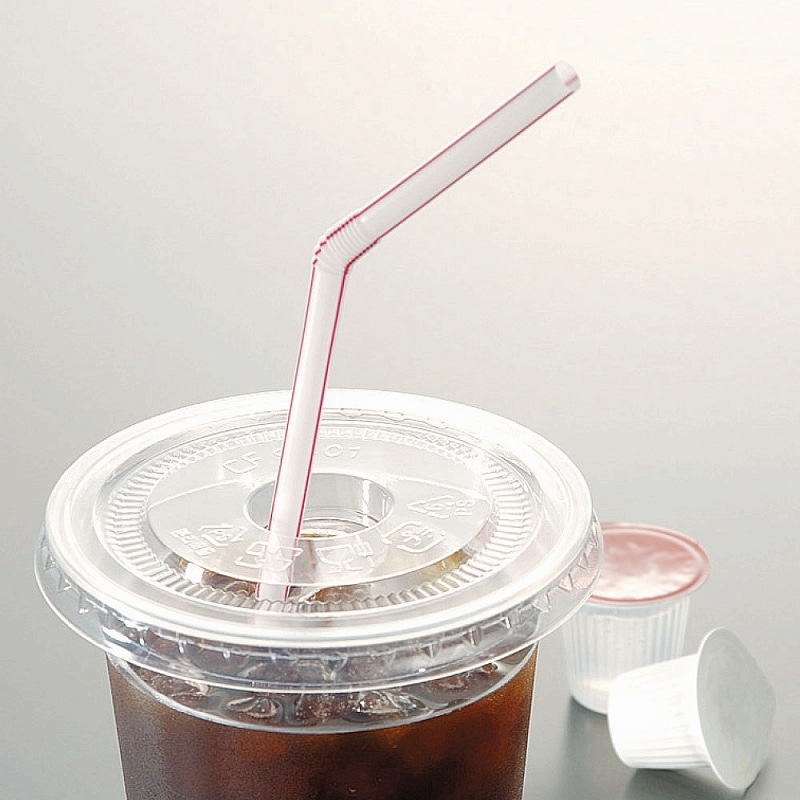 HEIKO 曲るストロー 4色アソート 単袋 500本/箱