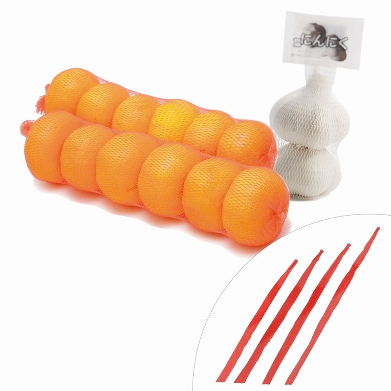 野菜ネット ネトロン018 40cm 赤 100本/袋