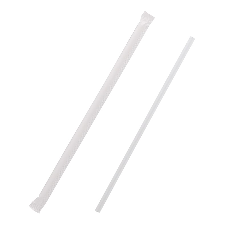 HEIKO ストレートストロー 6×21 単袋 クリア 200本/袋