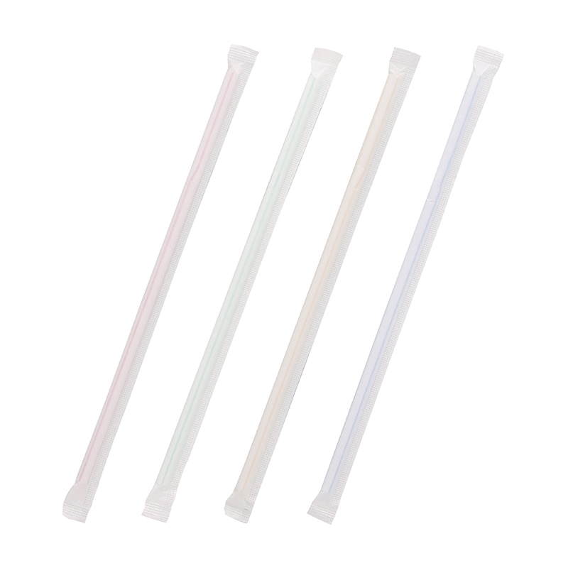 HEIKO フレキシブルストロー 6×21 単袋 ストライプ 200本/袋 004712863