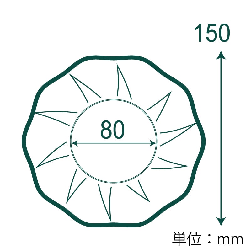HEIKO 紙皿 クラフトサンプレート 15cm 25枚/袋