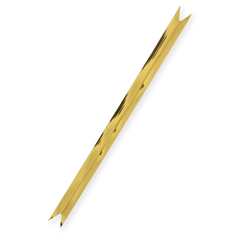 HEIKO Vカットカラータイ ゴールド 12mm幅×20cm 20本/束