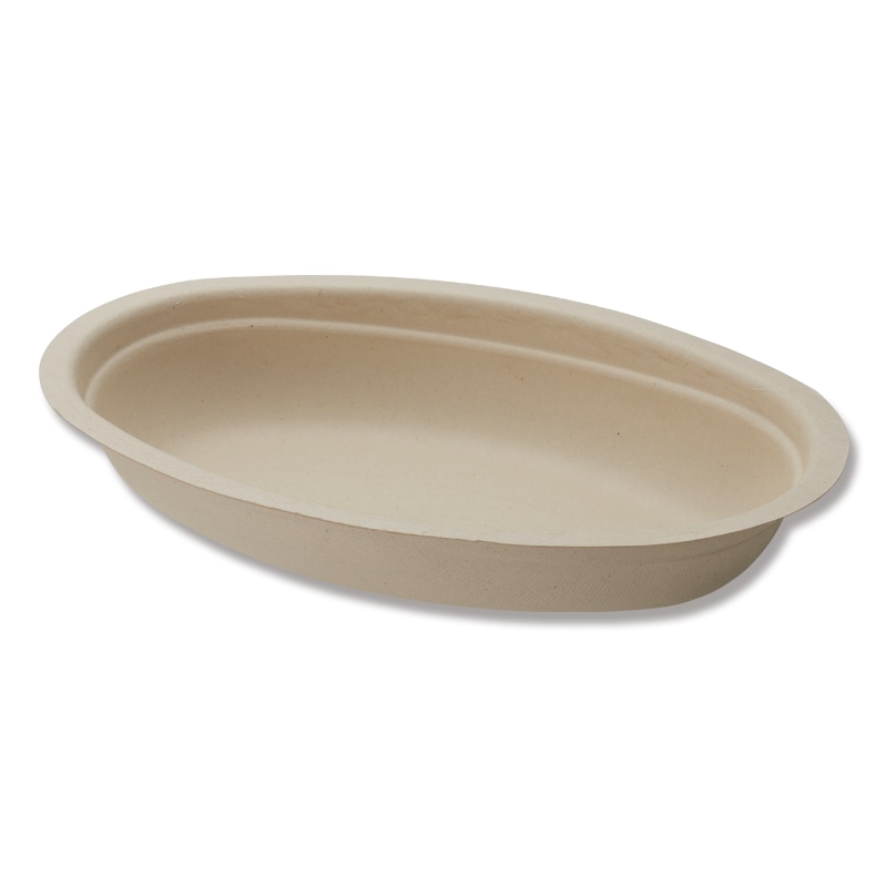 HEIKO 紙皿 エコバンブーカレー皿 LZ-TYW01 20枚/袋