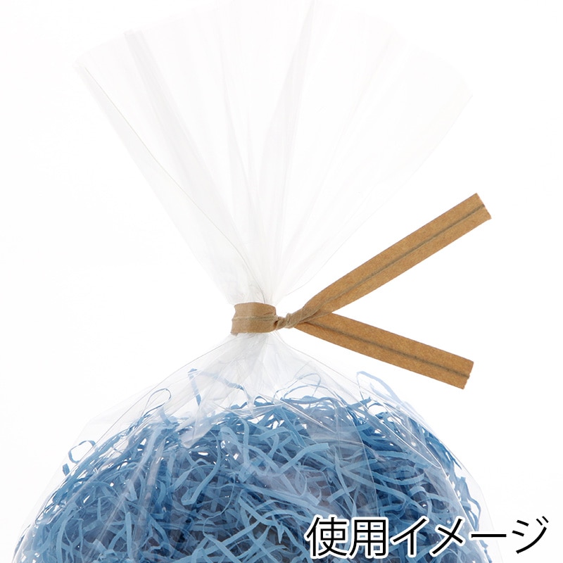 HEIKO 和紙タイ 6mm幅×12cm クラフト 50本/束