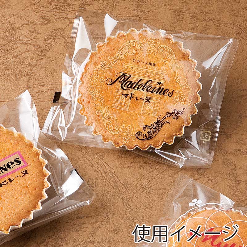 透明袋 K-30 ベロ付き 101035 マドレーヌ 1000枚/束（ご注文単位1束