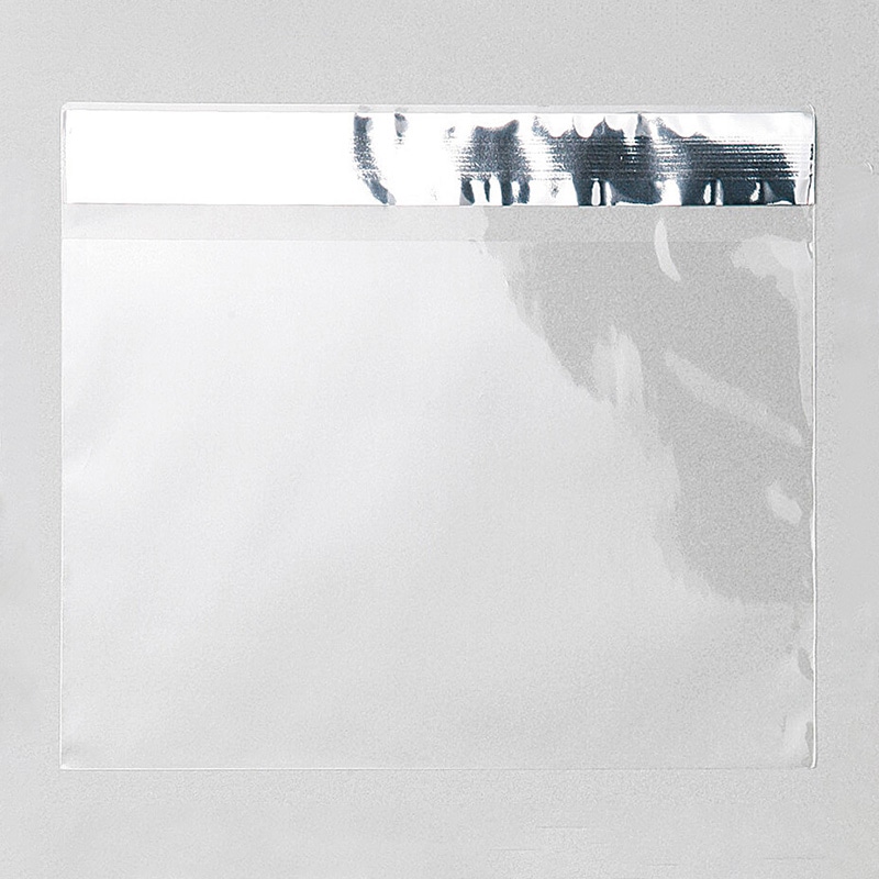 透明袋　D-51　ブレッド テープ付 561001　無地 100枚/束（ご注文単位10束）【直送品】