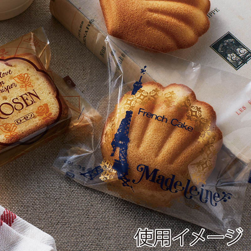 透明袋　SL-103  100002　マドレーヌ 100枚/束（ご注文単位10束）【直送品】
