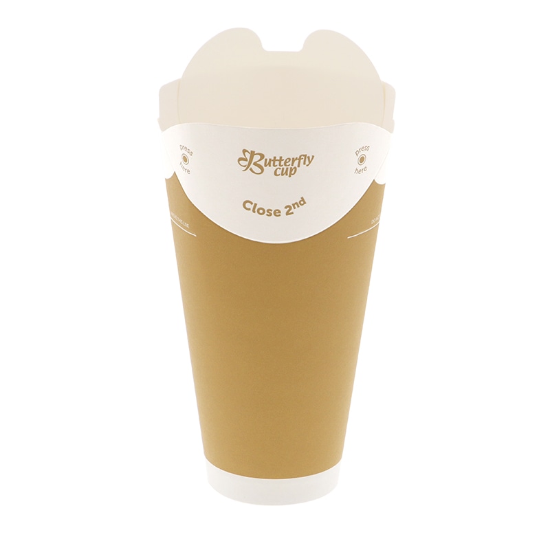 HEIKO バタフライカップ 16オンス ホット シングル クラフト 35個/袋