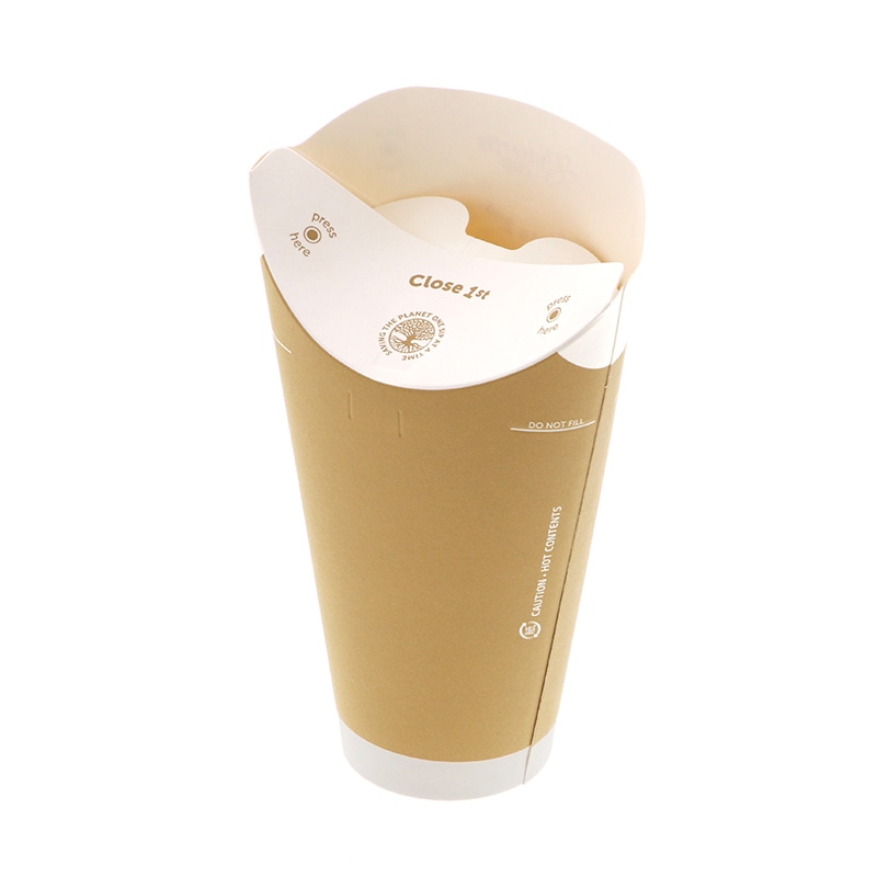 HEIKO バタフライカップ 16オンス ホット シングル クラフト 35個/袋