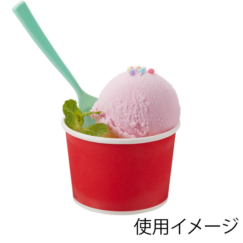 HEIKO 製菓資材 アイスカップ 150ml 76-150 晒赤 50個/袋