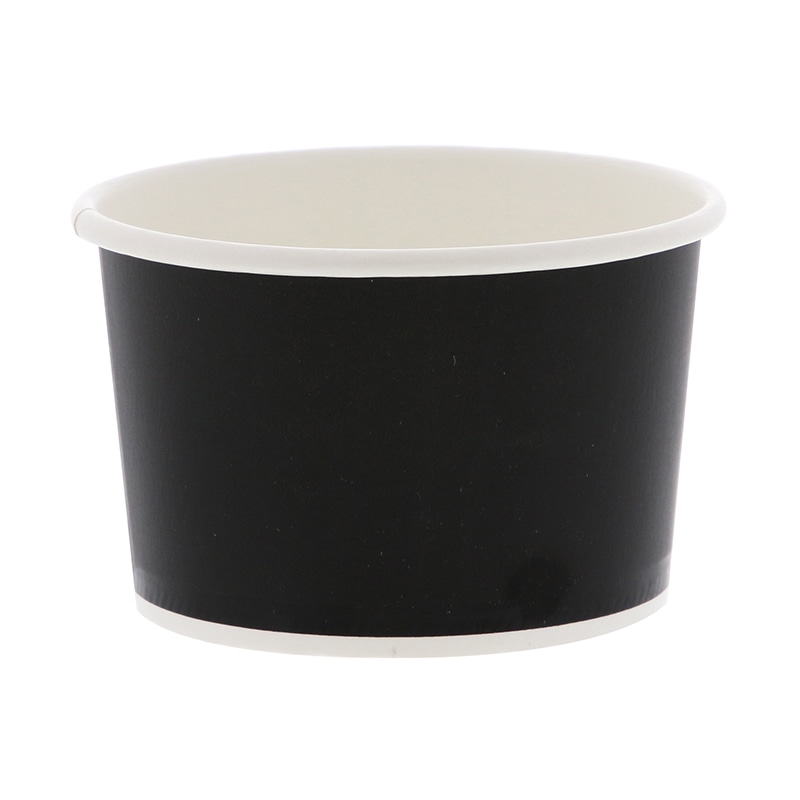 >HEIKO 製菓資材 アイスカップ 200ml 86-200 晒黒 50個/袋