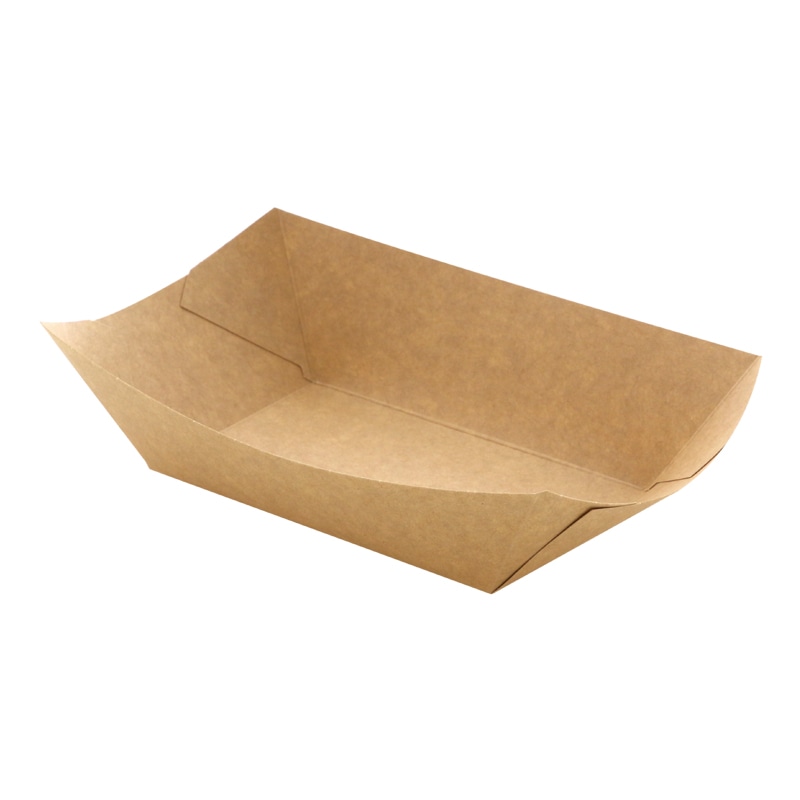 HEIKO 紙トレー クラフトフードトレー 深型 L 100枚/袋