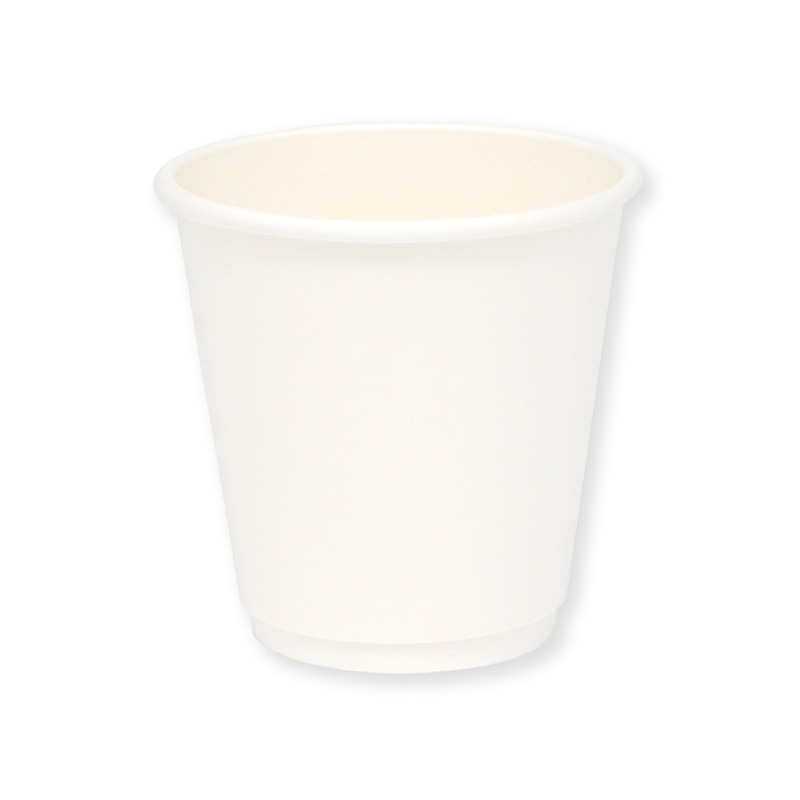 BMターゲット 紙コップ 断熱二重白無地カップ 10オンス 90mm口径 25個/袋(ご注文単位40袋)【直送品】