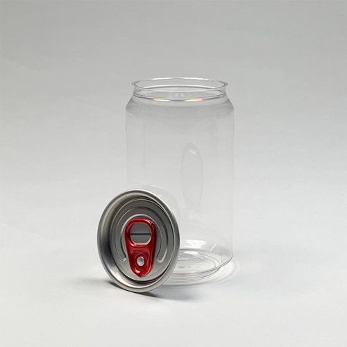 BMターゲット 缶シーリング専用容器 円柱　330ml　フルオープン　赤タブ Y-YLS330-fullopen-R 1個（ご注文単位200個）【直送品】