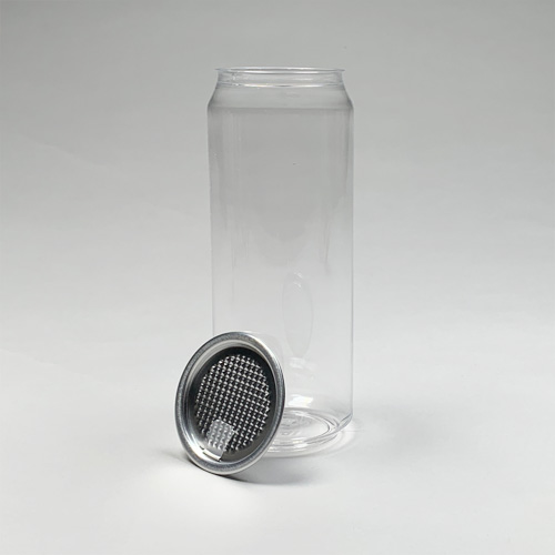 BMターゲット 自動式缶シーリング専用容器 円柱　470ml　フルオープン Y-YL500-fullopen 1個（ご注文単位100個）【直送品】