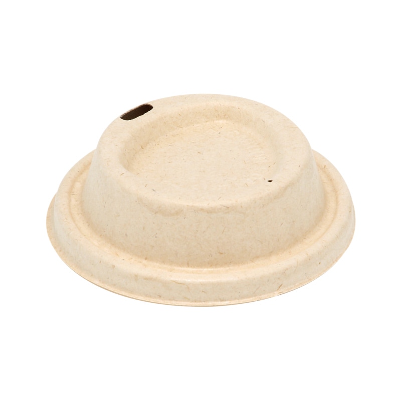 HEIKO 紙コップ モールドリッド 口径80mm ナチュラル 100個/袋