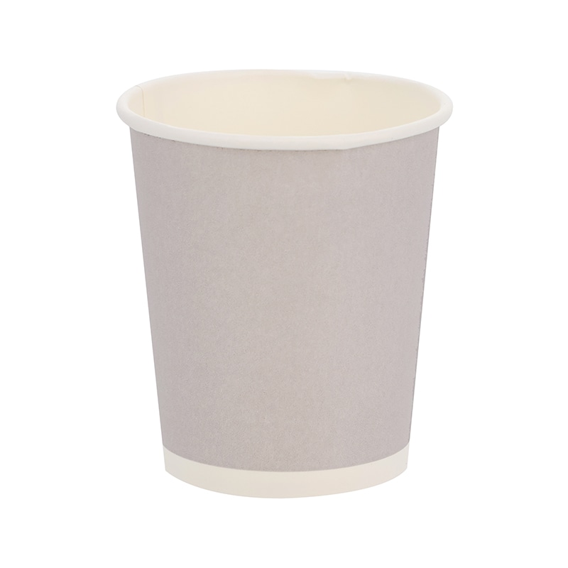 HEIKO ペーパーカップ 7オンス 個包装 グレー 50個/袋