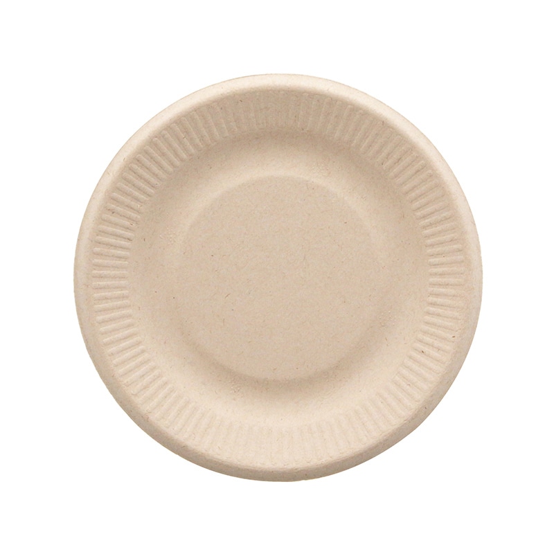 HEIKO 紙皿 業務用 バガスペーパーウェア プレート クラフト 15cm 50枚/袋