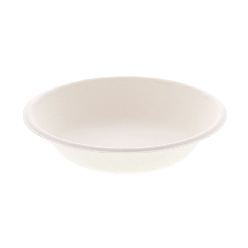 HEIKO 紙皿 業務用 バガスペーパーウェア ボウル ホワイト 450ml 50枚/袋