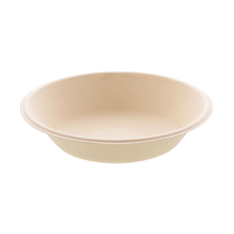 HEIKO 紙皿 業務用 バガスペーパーウェア ボウル クラフト 450ml 50枚/袋