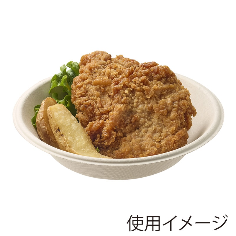 HEIKO 紙皿 業務用 バガスペーパーウェア ボウル クラフト 450ml 50枚/袋