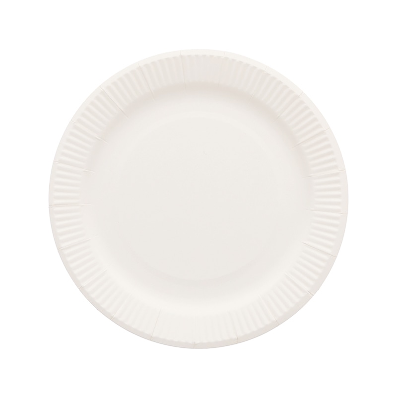 HEIKO NF(ノンフッ素)ペーパープレート 18cm 無地 50枚/袋