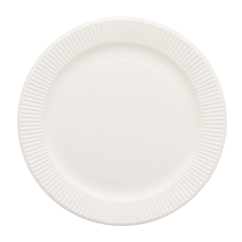 HEIKO NF(ノンフッ素)ペーパープレート 23cm 無地 50枚/袋