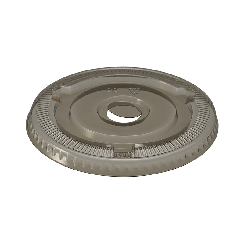 HEIKO 透明カップ A-PET 口径98mm用 C穴付き Nブラック 50個/袋