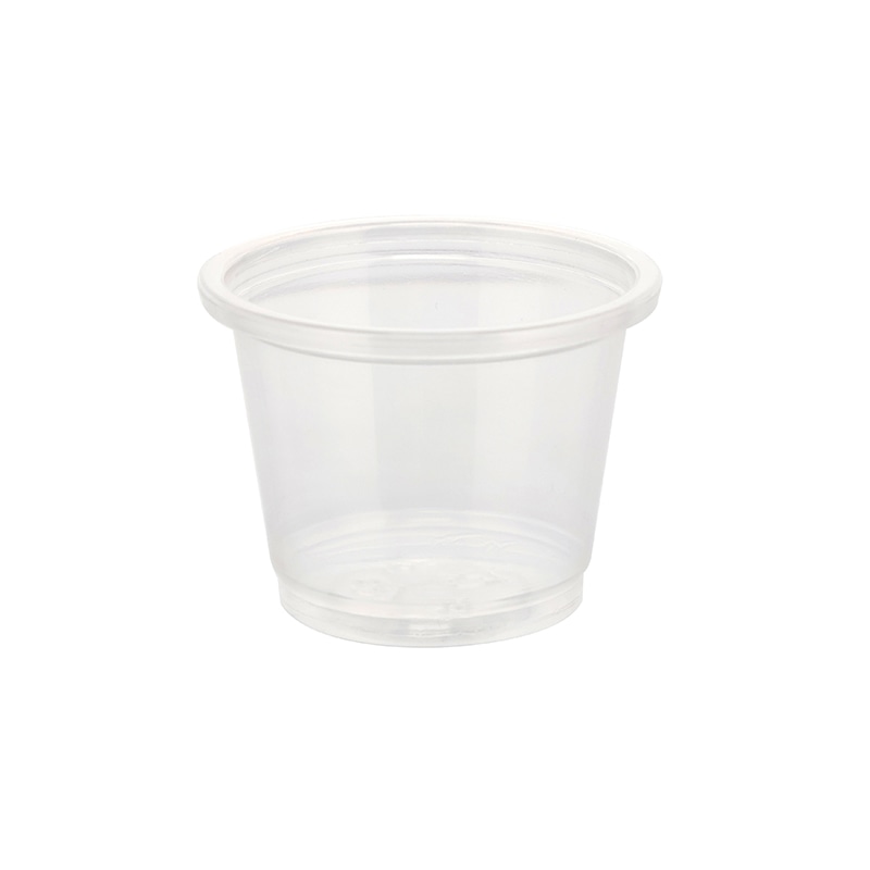 HEIKO PPカップ 1オンス 浅型 口径45mm クリア 100個/袋