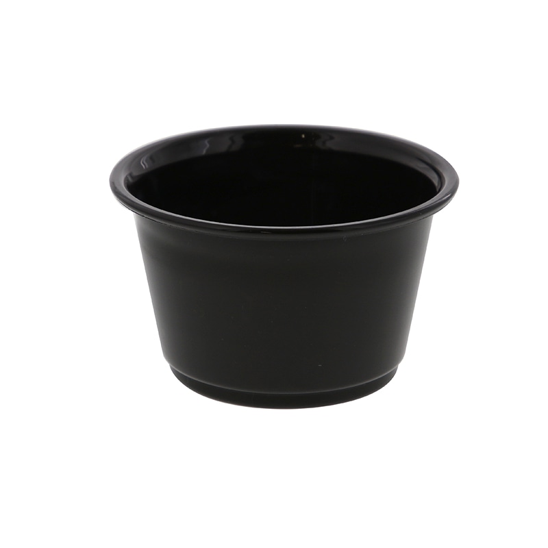HEIKO PPカップ 4オンス 浅型 口径74mm ブラック 50個/袋