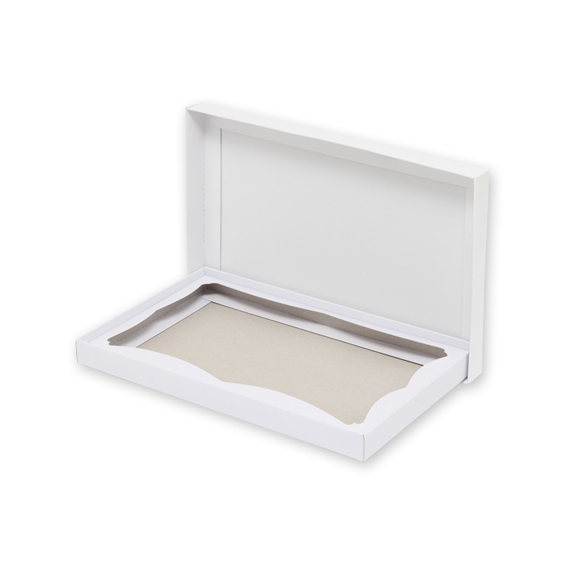 HEIKO 箱 デラックス白無地箱(エスプリ) S-3F深 ハンカチ 10枚/袋