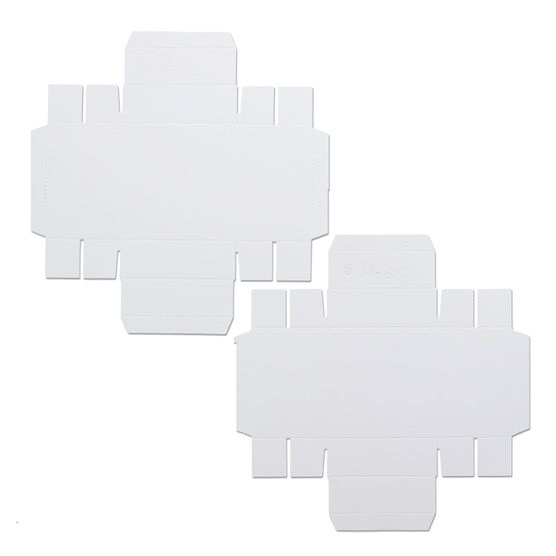 HEIKO 箱 白無地汎用ボックス H-66 10枚/袋 006836600 包装用品・店舗