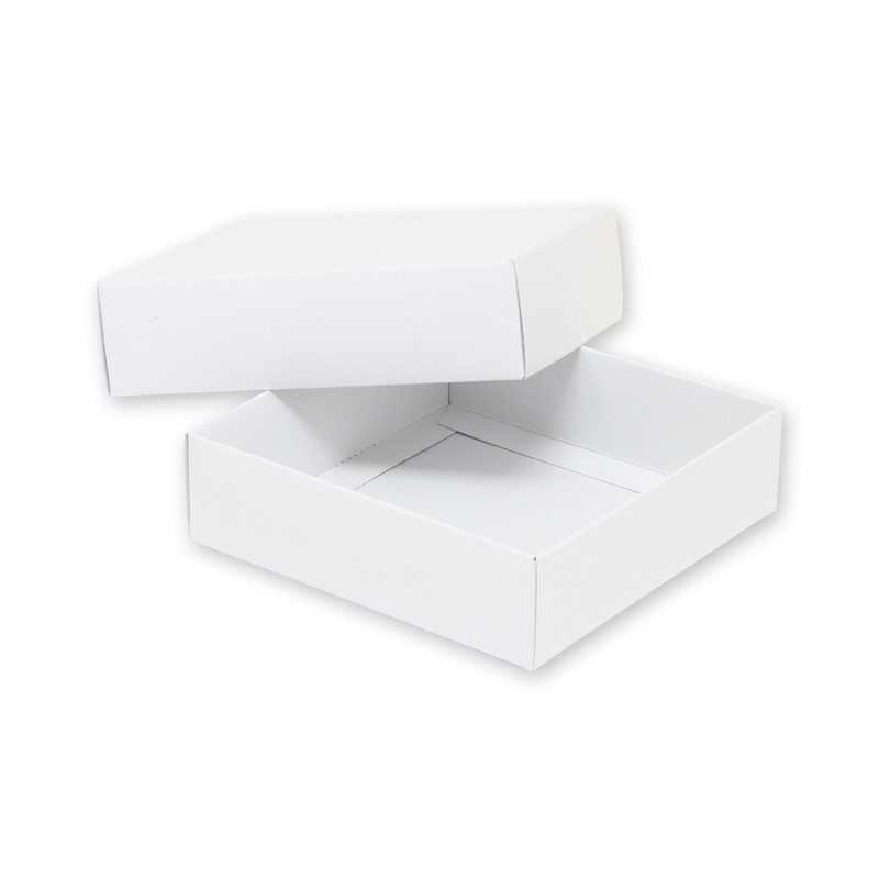 HEIKO 箱 白無地汎用ボックス H-68 10枚/袋 006836800 包装用品・店舗