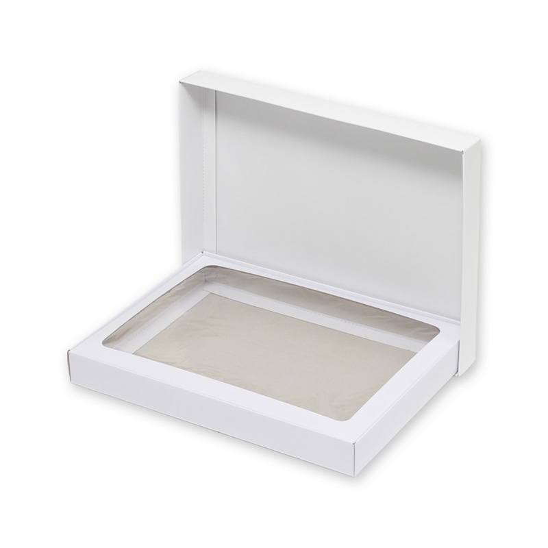 HEIKO 箱 デラックス白無地箱(エスプリ) H-6 タオル6本 10枚/袋