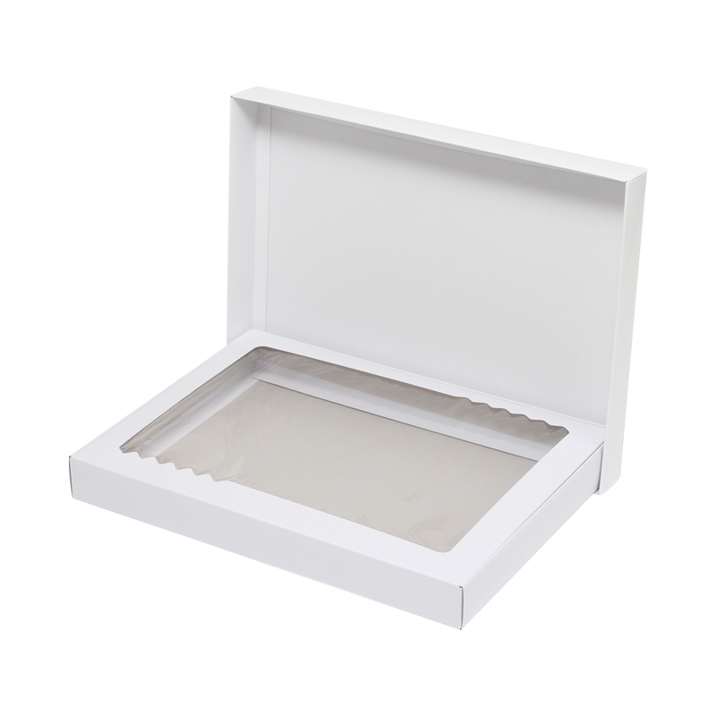 HEIKO 箱 デラックス白無地箱(エスプリ) H-21 組立 シーツ大 10枚/袋