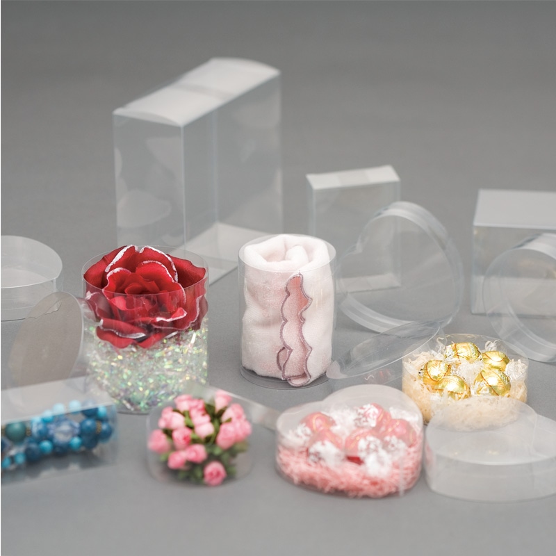 HEIKO 箱 クリスタルボックス スタンダードタイプ ハート型 ハート小浅