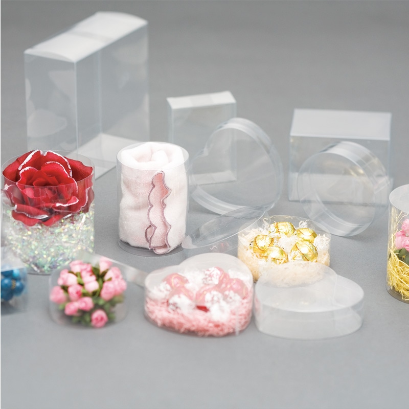 さえら　円形ボックス専用 HEIKO 箱 クリスタルボックス スタンダードタイプ 円柱型 円柱98(浅) 1