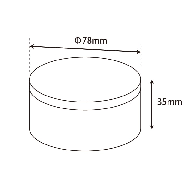 HEIKO 箱 クリスタルボックス スタンダードタイプ 円柱型 円柱小(浅) 1