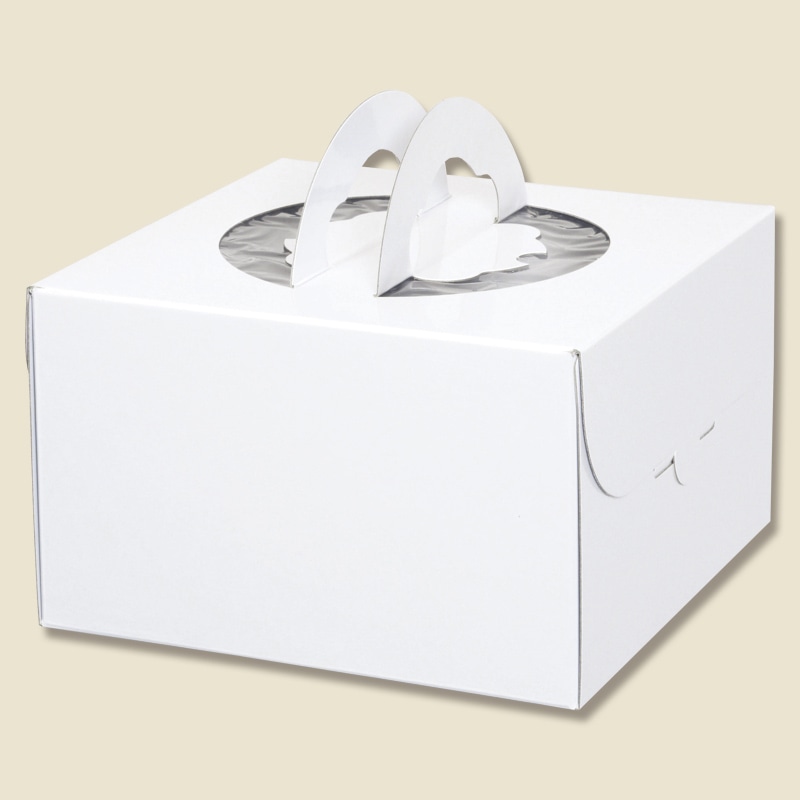 HEIKO 箱 手提げデコホワイト5寸 10枚/袋